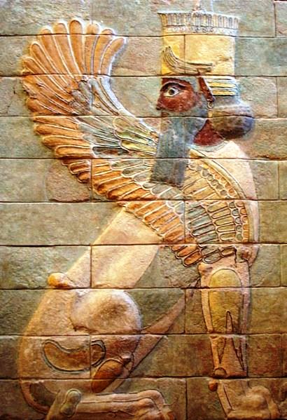 Winged Sphinx from Shushan Palace